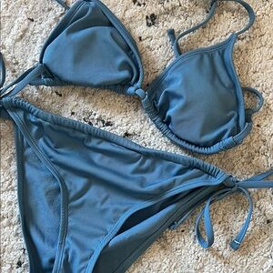 Shade and shore Blue bikini